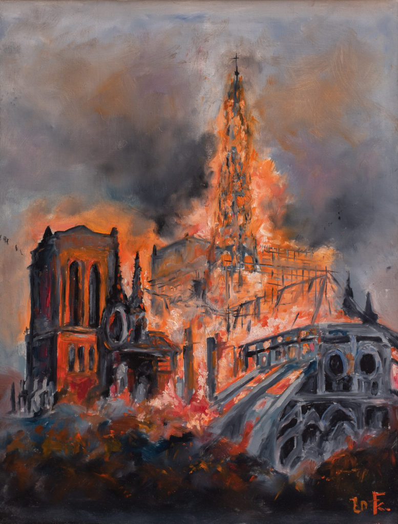 A Notre Dame égése